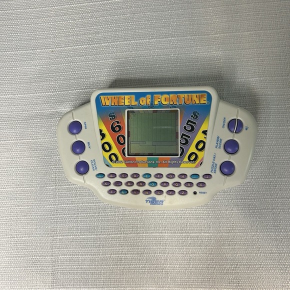 Wheel Of Fortune 20th Anniversary Ed. Handheld Electronic Game 2002 Works Great! - Picture 1 of 4